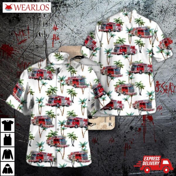 Ste Genevieve Fire Department Hawaiian Shirt