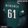 Stefen Wisniewski Philadelphia Eagles Nfl Pro Line Player Jersey - Midnight Green