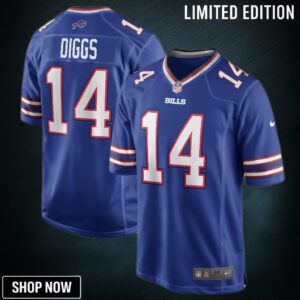 Stefon Diggs Buffalo Bills Game Player Jersey - Royal Nfl
