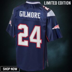 Stephon Gilmore New England Patriots Nfl Pro Line Player Jersey - Navy