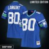 Steve Largent Seattle Seahawks Mitchell & Ness Womens 1985 Legacy Replica Jersey - Royal Nfl