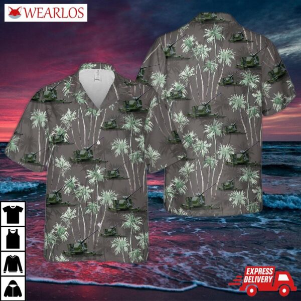 Swedish Army Bofors 40 Mm Automatic Gun L/70 Hawaiian Shirt