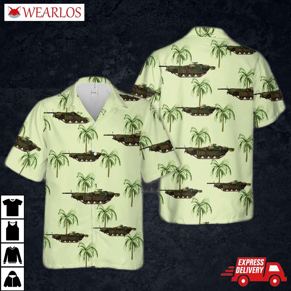 Swedish Army Strv-103 C In The Early 1990s Hawaiian Shirt
