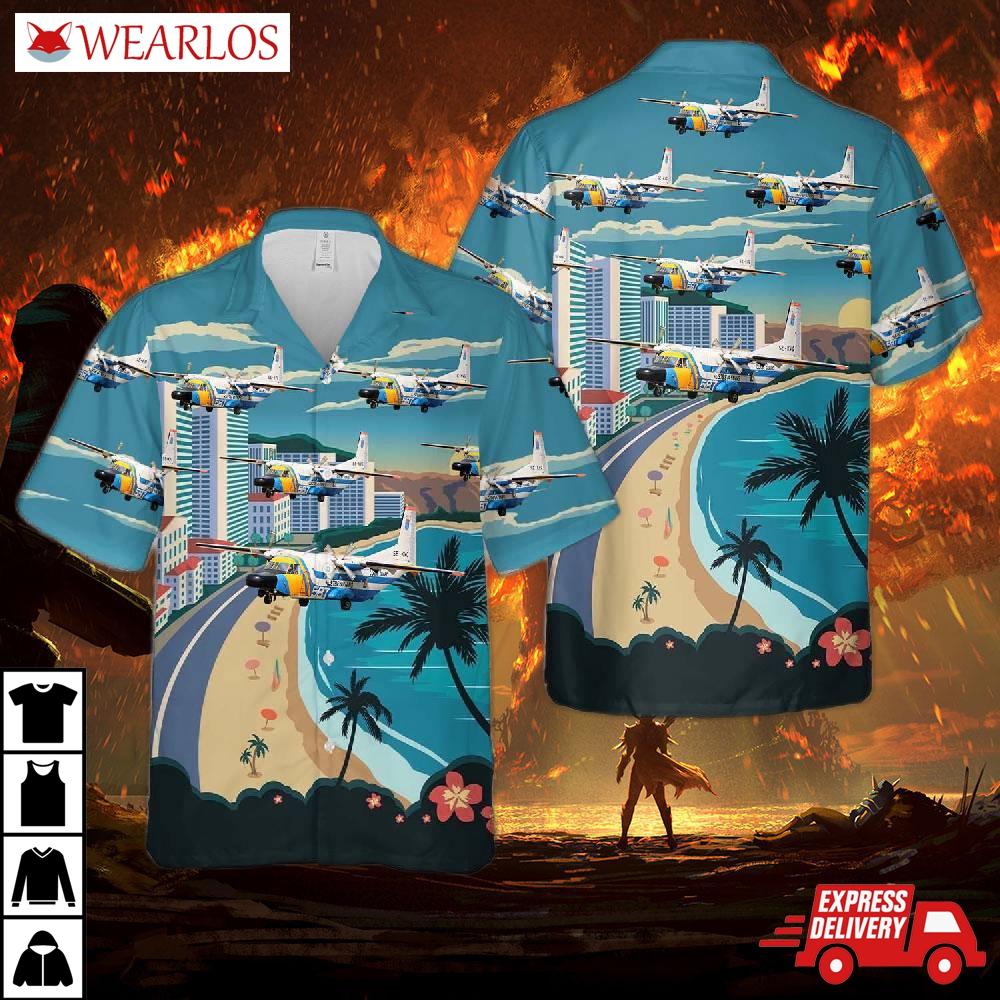 Swedish Coast Guard Casa C-212-ce Aviocar Hawaiian Shirt