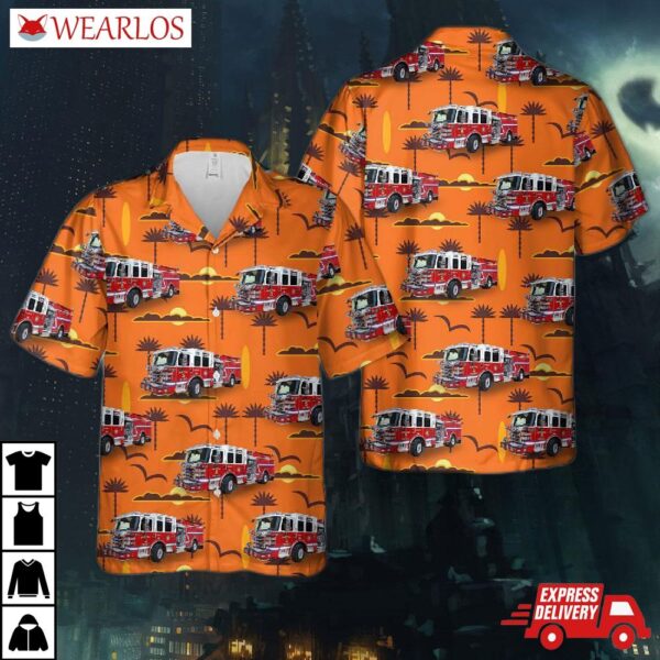 Syracuse, New York, Fairmount Fire Department Hawaiian Shirt