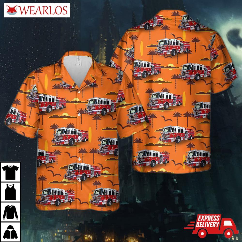 Syracuse, New York, Fairmount Fire Department Hawaiian Shirt