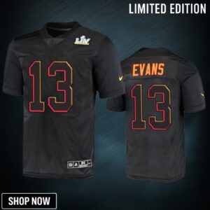 Tampa Bay Buccaneers Mike Evans Super Bowl Lv Black Limited Jersey