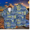 Tampa Bay Rays Blue Patchwork Hawaiian Shirt