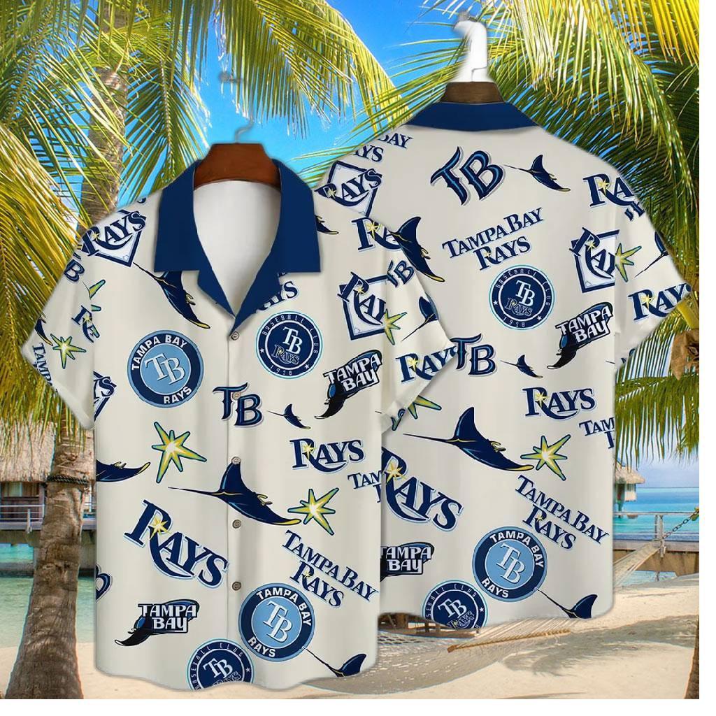 Tampa Bay Rays Classic Logo Hawaiian Shirt