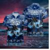 Tampa Bay Rays Coastal Clouds Hawaiian Shirt