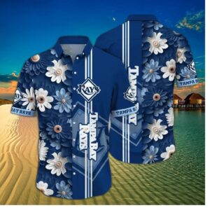 Tampa Bay Rays Daisy Delight Hawaiian Shirt