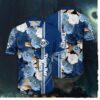 Tampa Bay Rays Floral Stripes Hawaiian Shirt