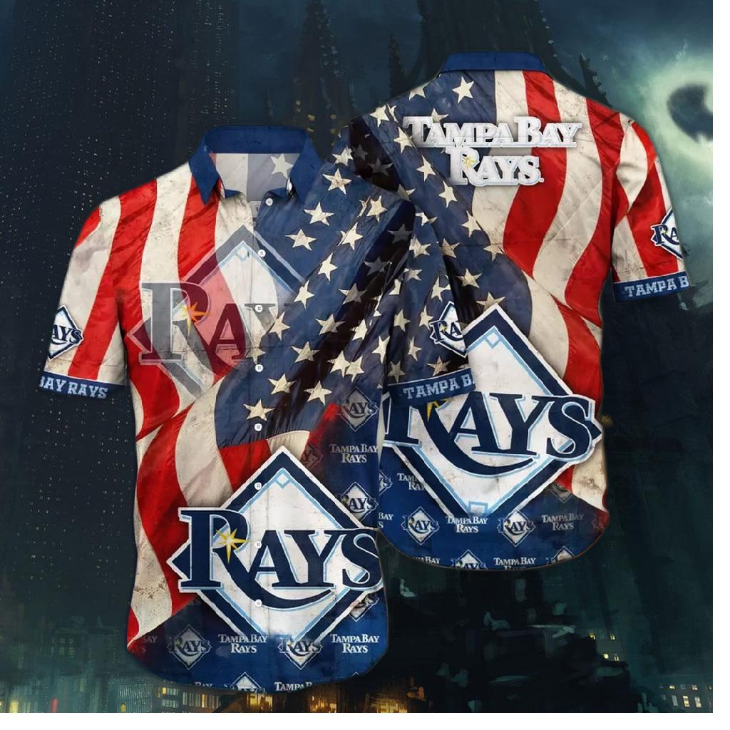 Tampa Bay Rays Midnight Garden Hawaiian Shirt