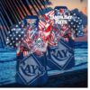 Tampa Bay Rays Patriotic Fireworks Hawaiian Shirt