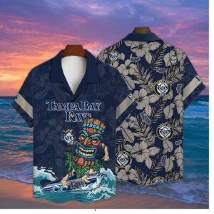 Tampa Bay Rays Tiki Vibes Hawaiian Shirt