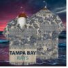 Tampa Bay Rays Tribal Pattern Hawaiian Shirt