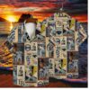 Tampa Bay Rays Vintage Baseball Collage Hawaiian Shirt