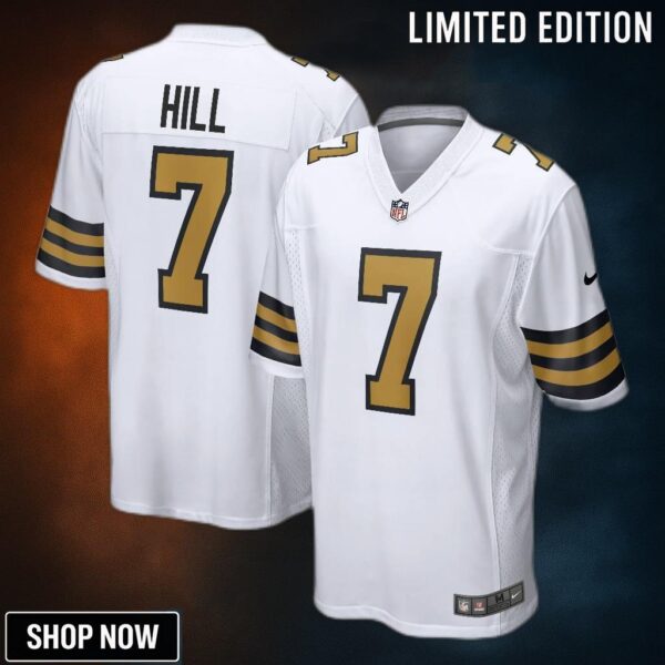 Taysom Hill New Orleans Saints Alternate Game Jersey - White Nfl