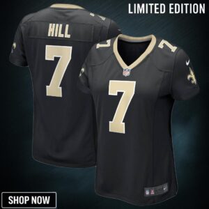 Taysom Hill New Orleans Saints Womens Game Player Jersey Black Nfl