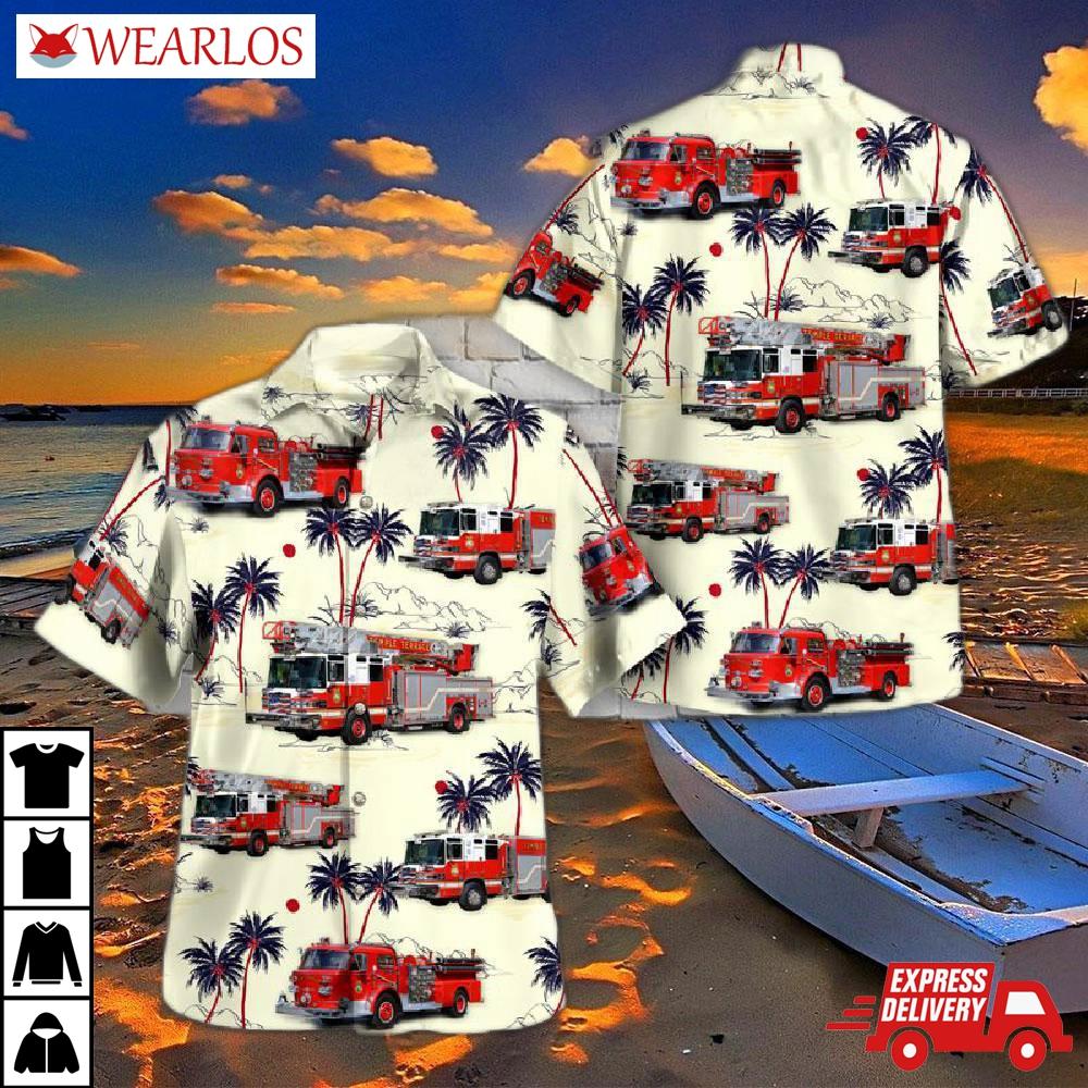 Temple Terrace Fire Department Hawaiian Shirt