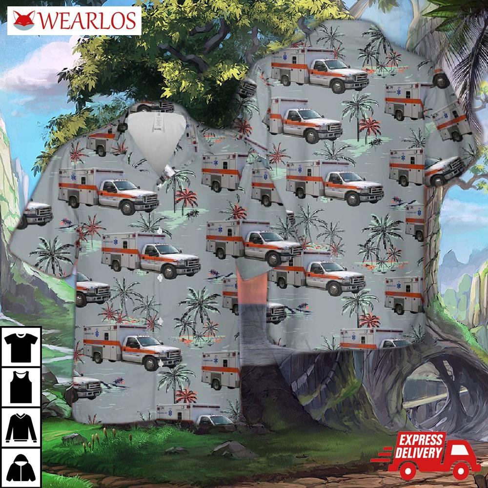 Tennessee Cumberland County Ems Hawaiian Shirt