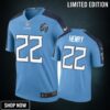 Tennessee Titans #22 Derrick Henry Nike Color Rush Light Blue Jersey