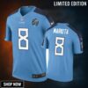 Tennessee Titans #8 Marcus Mariota Nike Color Rush Light Blue Jersey