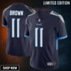 Tennessee Titans A.j. Brown #11 Nfl 2025 Navy Jersey