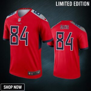 Tennessee Titans Corey Davis Red Inverted Legend Jersey