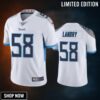 Tennessee Titans Harold Landry White 100th Season Vapor Limited Jersey