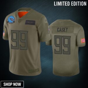 Tennessee Titans Jurrell Casey Camo 2019 Salute To Service Limited Jersey
