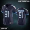 Tennessee Titans Larrell Murchison Navy Vapor Limited Jersey