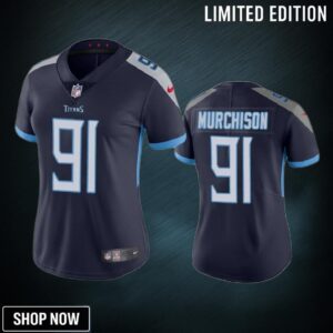 Tennessee Titans Larrell Murchison Navy Vapor Limited Jersey