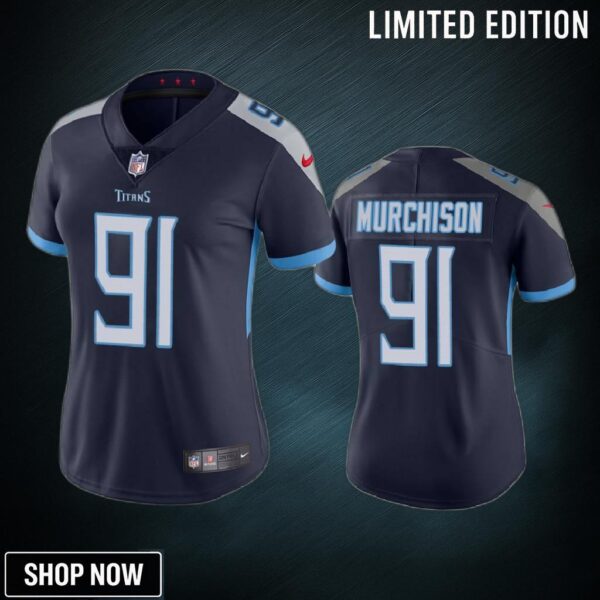 Tennessee Titans Larrell Murchison Navy Vapor Limited Jersey