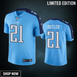 Tennessee Titans Malcolm Butler Light Blue Nike Color Rush Limited Jersey