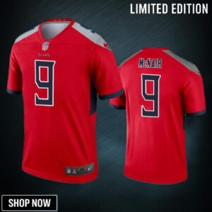 Tennessee Titans Steve Mcnair Red Inverted Legend Jersey