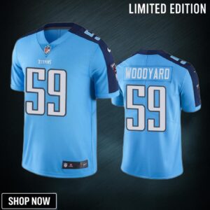 Tennessee Titans Wesley Woodyard Light Blue Nike Color Rush Limited Jersey