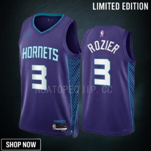 Terry Rozier 3 -23 Charlotte Hornets Purple Statement Edition Men Jersey Swingman