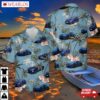 Tesla Model S Plaid Blue Hawaiian Shirt