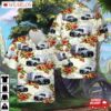 Texas Deer Park Fire Department Ems Ambulance Hawaiian Shirt