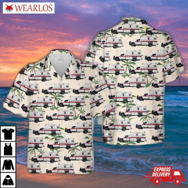 Texas Goliad County Ems Hawaiian Shirt