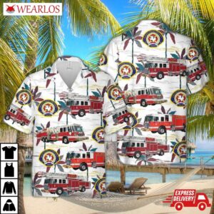 Texas Wichita Falls Fire Department Hawaiian Shirt