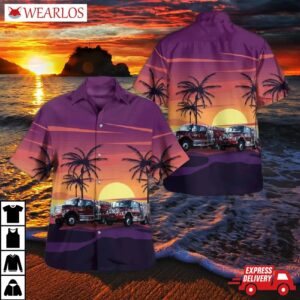 The Dalles, Oregon, Mid Columbia Fire Rescue Hawaiian Shirt