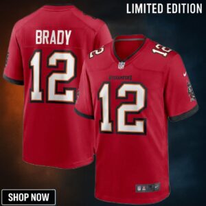 Tom Brady 12 Tampa Bay Buccaneers Game Jersey - Red