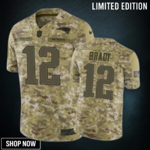 Tom Brady Jersey Nfl Camo New England Patriots