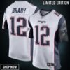 Tom Brady New England Patriots Nike Game Jersey - White/navy Blue