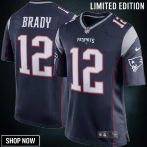 Tom Brady New England Patriots Youth Nike Team Color Game Jersey - Navy Blue