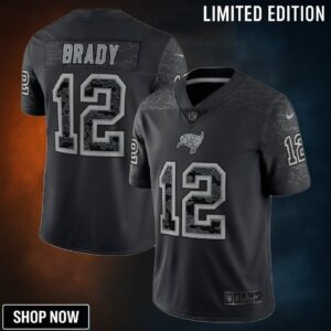 Tom Brady Tampa Bay Buccaneers Rflctv Limited Jersey - Black