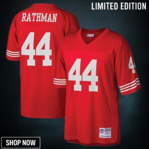 Tom Rathman San Francisco 49ers Mitchell & Ness Retired Player Legacy Replica Jersey - Scarlet Nfl