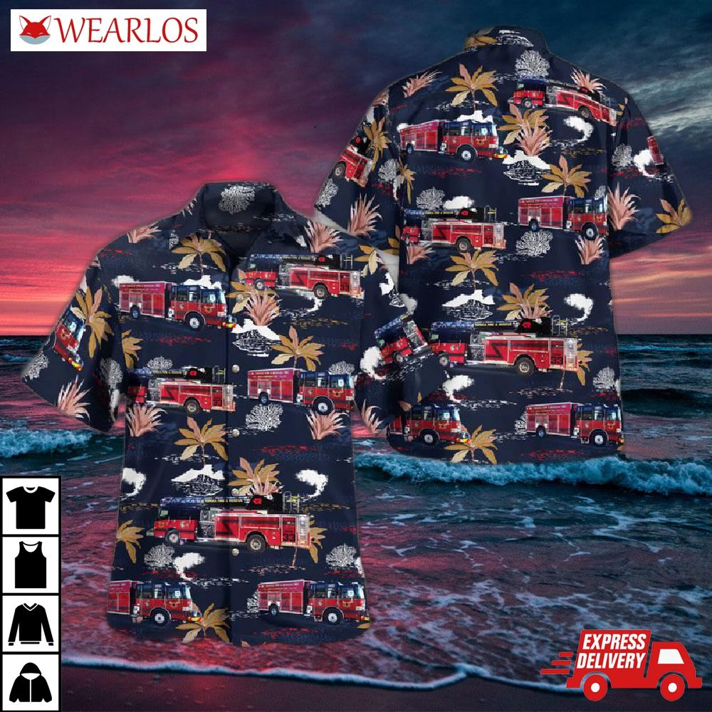 Topeka Volunteer Fire Department Hawaiian Shirt